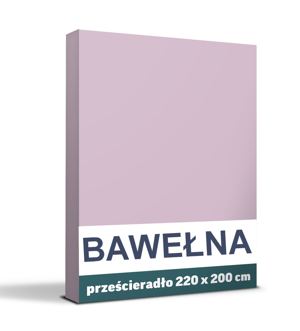 LUX_Przescieradlo_Tradycyjne_200x220CM_Bez_Gumki_BAWELNA_100%_PUDROWY_ROZ