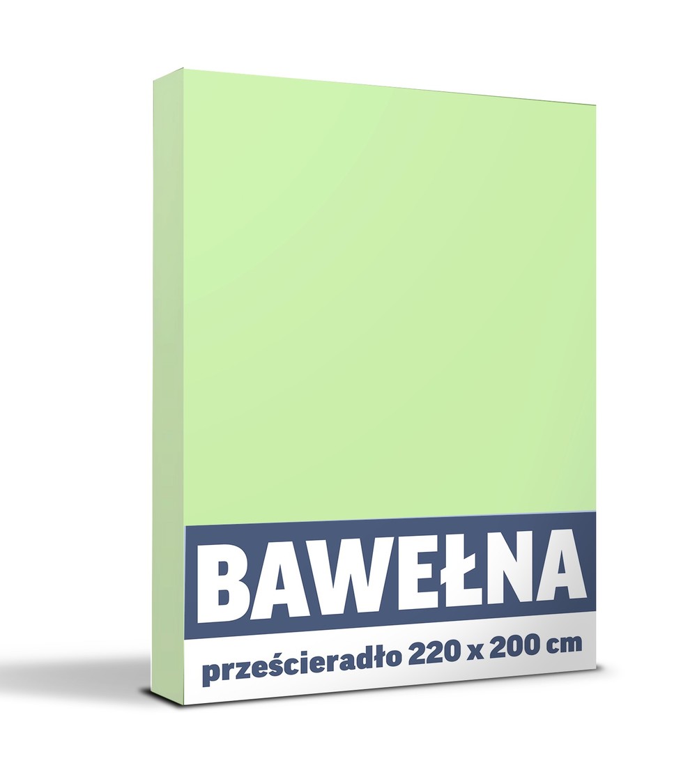 LUX_Przescieradlo_Tradycyjne_200x220CM_Bez_Gumki_BAWELNA_100%_jabluszko