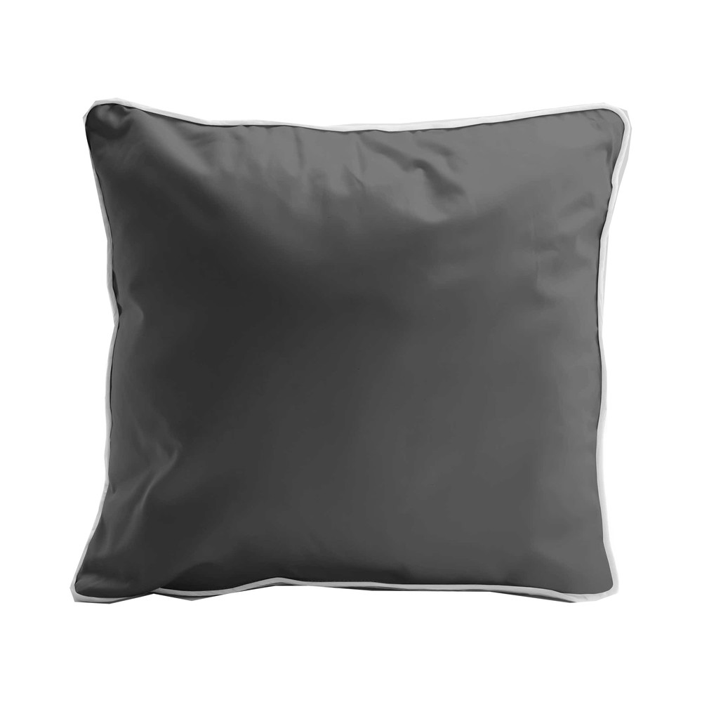 Poszewka_40x40cm_z_makosatyny_-_PURE_luksusowa_z_lamowka_kolor_DARK_GREY